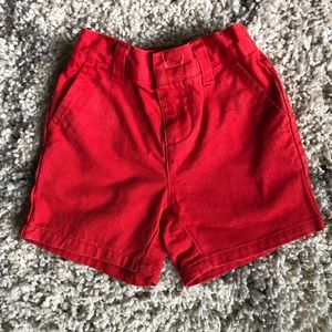 Janie and Jack Red Shorts